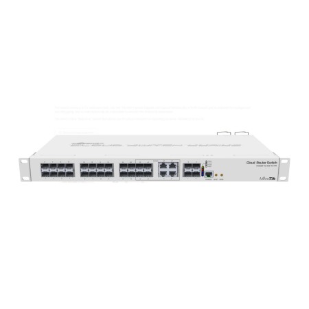 Mikrotik Cloud Router Switch, CRS328-4C-20S-4S+RM Smart Switch, 20 xSFP cages, 4 x SFP+ cages, 4 x Combo ports (Gigabit Etherne 